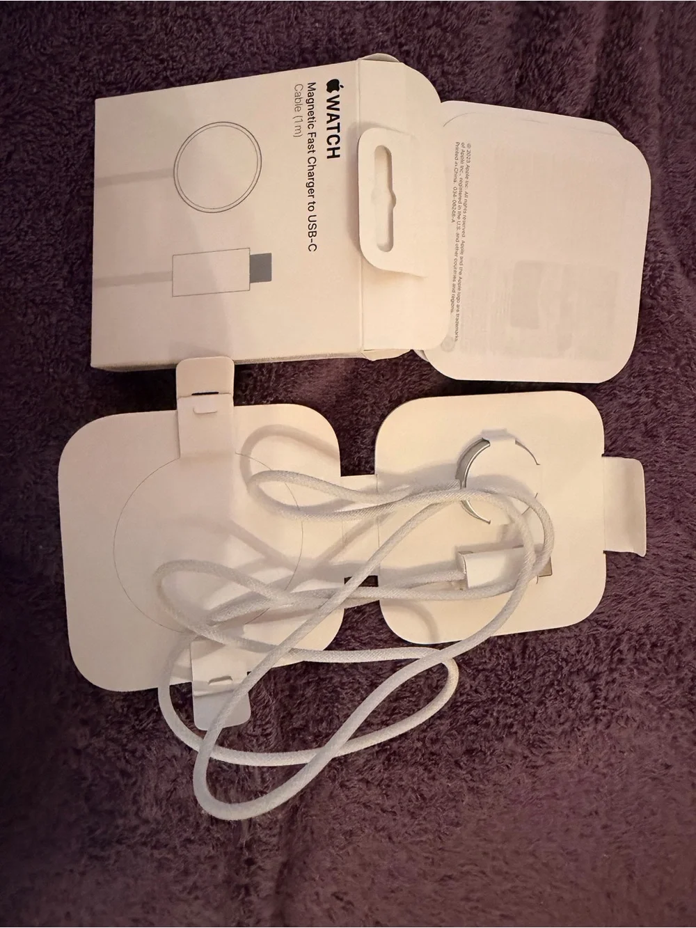Apple Watch Magnetic Fast Charger to USB-C (1m) - LIKE NEW OPENED BOX